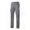 BERMUDAS BICOLOR MULTIBOLSILLOS 103007 GRIS/ROJO T-52 (UNIDADES)